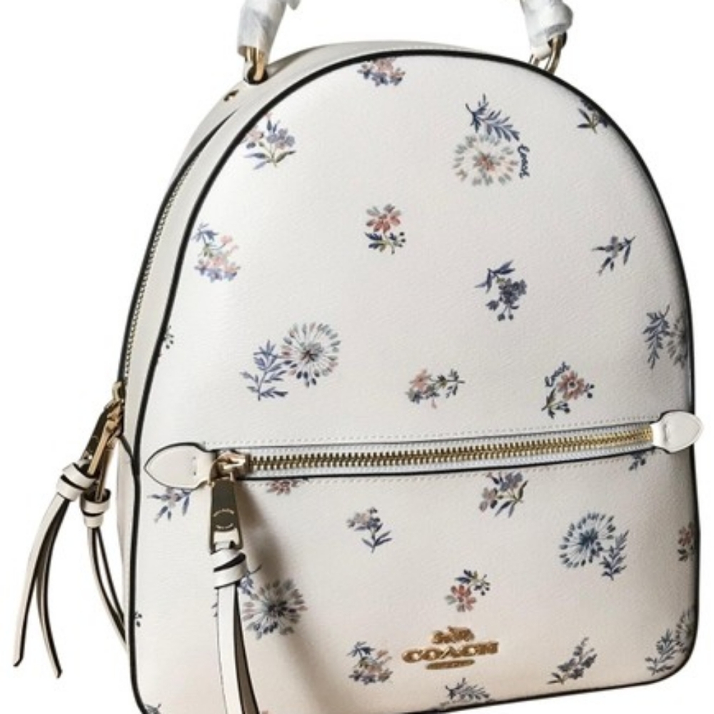 Coach Jordyn Backpack With Dandelion Floral Print - Picture 6 of 6